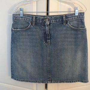 J. Crew denim miniskirt